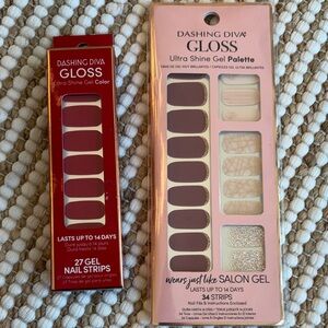 Dashing Diva Gloss Ultra Shine Gel Palette - Pink and Gold